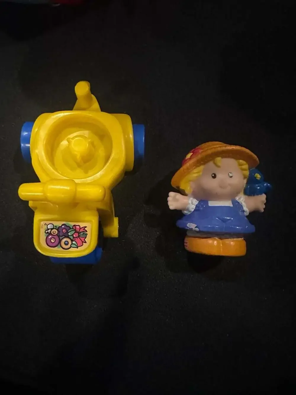 Vintage Fisher-Price Little People Maggie on Tricycle
